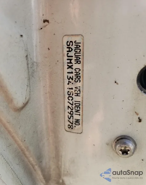 1995 Jaguar Xj12 from USA, damaged, VIN SAJMX1341SC729578